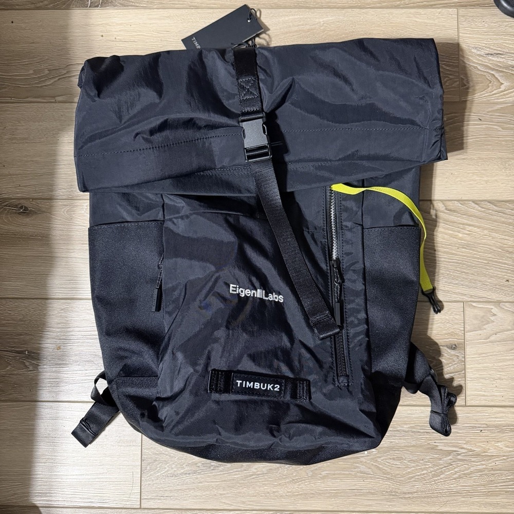 Timbuk2 Hero Laptop Backpack, Jet Black Logo New Pockets